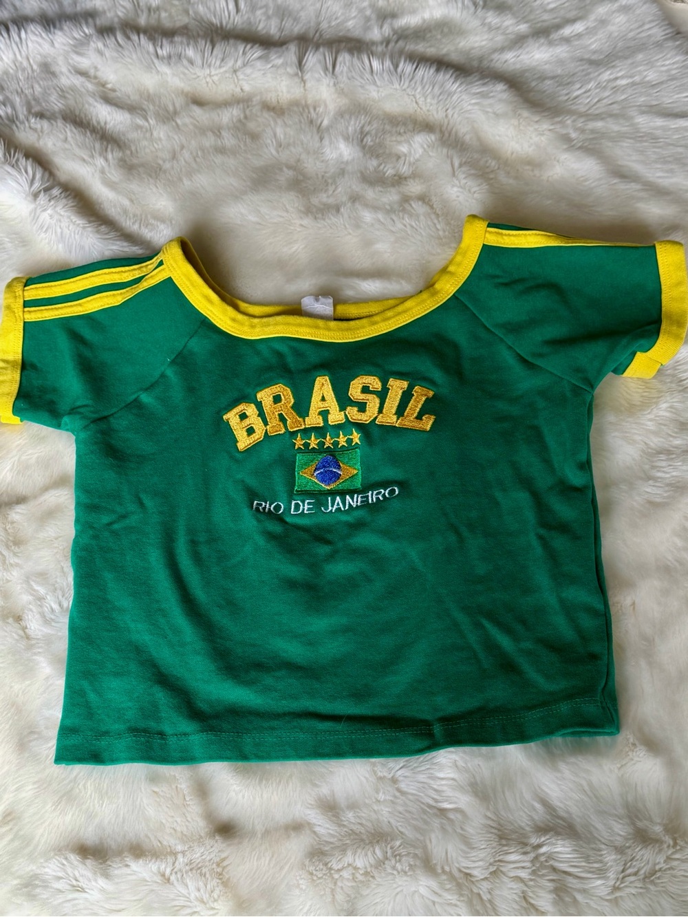 Rio de Janeiro Brasil Graphic Crop Top